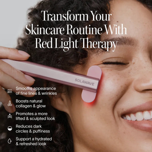 4-In-1 Red Light Therapy Wand & Activating Serum Kit