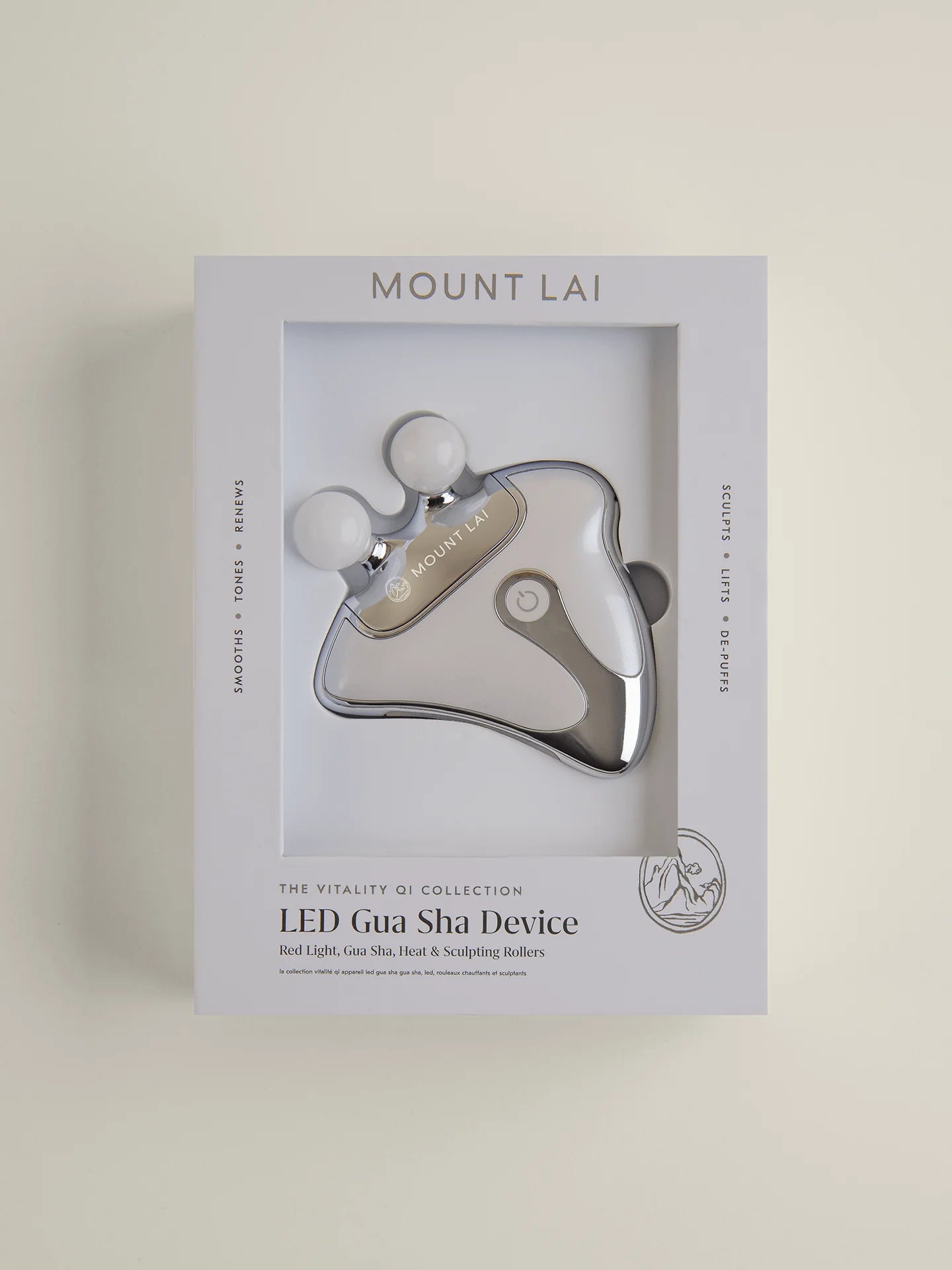 The Vitality Qi LED Gua Sha Device with Protective Pouch